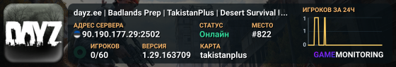 dayz.ee | Badlands Prep | TakistanPlus | Desert Survival EU