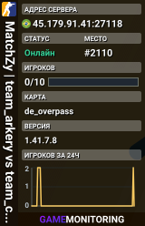 connect 45.179.91.41:27118; password 2v2