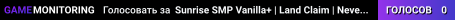 Sunrise SMP Vanilla+ | Land Claim | Never Resets smp.sunrisemc.fun Minecraft 1.21.11 Daily Events!
