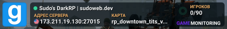 Sudo's DarkRP | sudoweb.dev