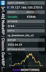 [v1.4b] NukeRP | Classic DarkRP | Events | Custom