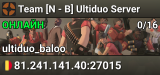 Team [N - B] Ultiduo Server