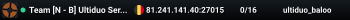 Team [N - B] Ultiduo Server