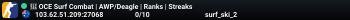 🌊 OCE Surf Combat | AWP/Deagle | Ranks | Streaks