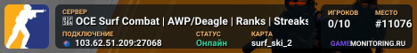 🌊 OCE Surf Combat | AWP/Deagle | Ranks | Streaks
