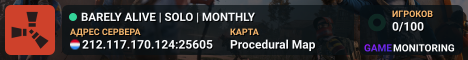BARELY ALIVE | SOLO | MONTHLY