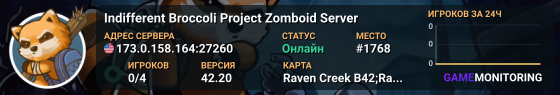 Indifferent Broccoli Project Zomboid Server