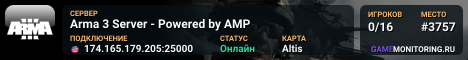 Arma 3 Server - Powered by AMP