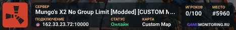 Mungo's X2 No Group Limit [Modded] [CUSTOM MAP] [NA]