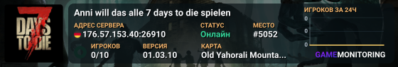 Anni will das alle 7 days to die spielen