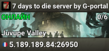 7 days to die server by G-portal