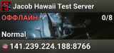Jacob Hawaii Test Server