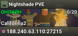 Nightshade PVE
