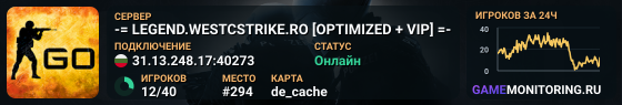 -= LEGEND.WESTCSTRIKE.RO [OPTIMIZED + VIP] =-