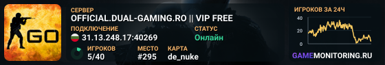 OFFICIAL.DUAL-GAMING.RO || VIP FREE