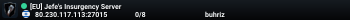 [EU] Jefe's Insurgency Server