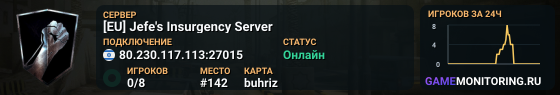 [EU] Jefe's Insurgency Server