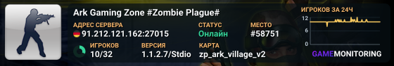 Ark Gaming Zone #Zombie Plague#