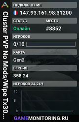 Cluster PVP No Mods/Wipe Tx30 , Hx10 , Bx10, XPx20