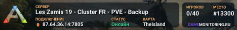 Les Zamis 19 - Cluster FR - PVE - Backup
