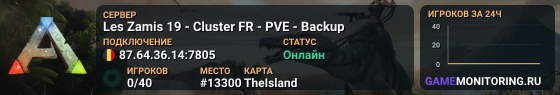 Les Zamis 19 - Cluster FR - PVE - Backup