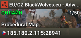 EU/CZ BlackWolves.eu - Advanced Vanilla SOLO/DUO/TRIO