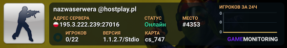 nazwaserwera @hostplay.pl