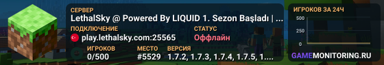 LethalSky @ Powered By LIQUID 1. Sezon Başladı | 26.1+