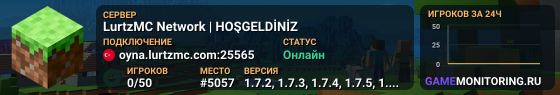 LurtzMC Network | HOŞGELDİNİZ