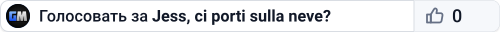 Jess, ci porti sulla neve?