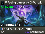 V Rising server by G-Portal.com