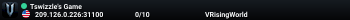 Tswizzle's Game
