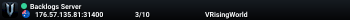 Backlogs Server
