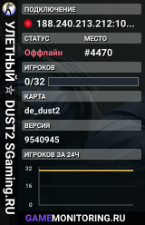 УЛETHЫЙ ✮ DUST2 🎁 SGaming.RU