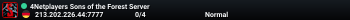 4Netplayers Sons of the Forest Server