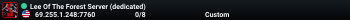 Lee Of The Forest Server (dedicated)