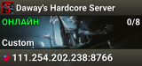 Daway's Hardcore Server