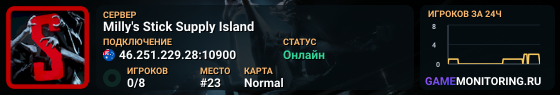 Milly's Stick Supply Island