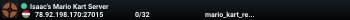 Isaac's Mario Kart Server
