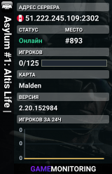 Asylum #1: Altis Life |