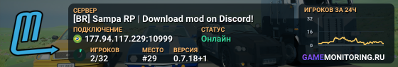 [BR] Sampa RP | Download mod on Discord!