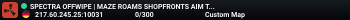 SPECTRA OFFWIPE | MAZE ROAMS SHOPFRONTS AIM TRAIN