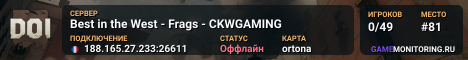 Best in the West - Frags - CKWGAMING