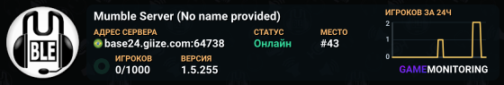 Mumble Server (No name provided)