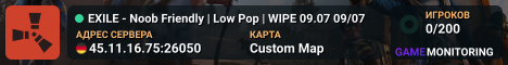 EXILE - Noob Friendly | Low Pop | WIPE 09.07 09/07