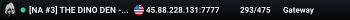 [NA #3] THE DINO DEN - NO RULES - 3xGROWTH