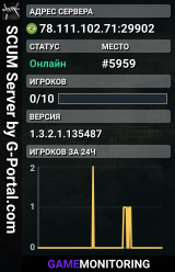 SCUM Server by G-Portal.com