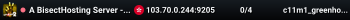 A BisectHosting Server - 9059eece