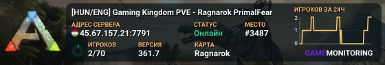 [HUN/ENG] Gaming Kingdom PVE - Ragnarok PrimalFear