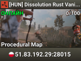 [HUN] Dissolution Rust Vanilla SOLO/DUO/TRIO/SQUAD